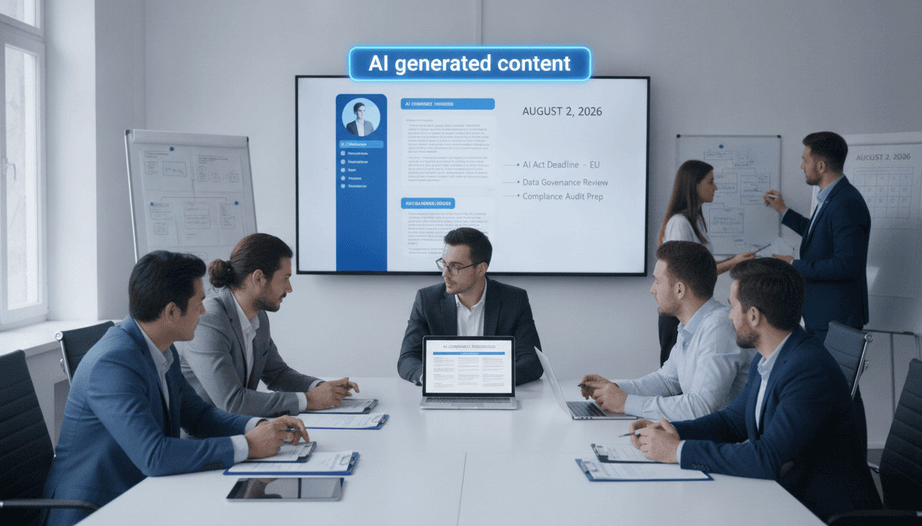 AI Act : ce qui s'applique depuis le 2 août 2026 et ce qui est reporté à 2027-2028 (calendrier complet)